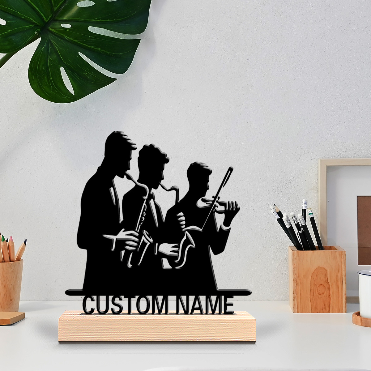 Musical Instrument With Name - 1 stuk Muziekinstrumenten met gepersonaliseerde naam,