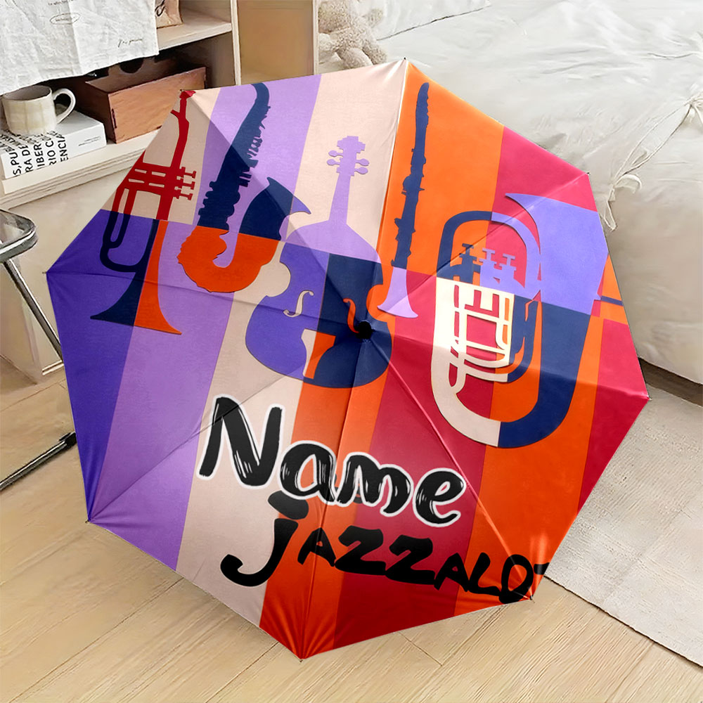 Musical Instrument With Name - Paraplu met een persoonlijke naam, 