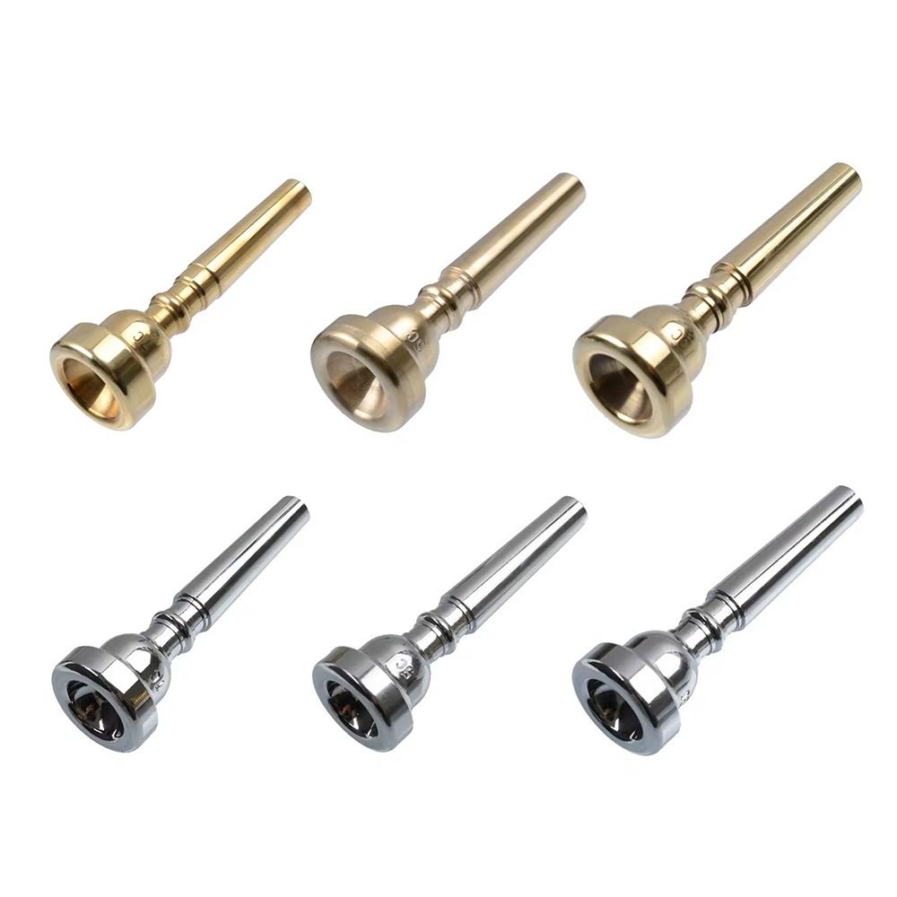 Musical Instrument Fagot - 3C/5C/7C Trompet Mondstuk Goud/Zilver Messing Muziekinstrumenten