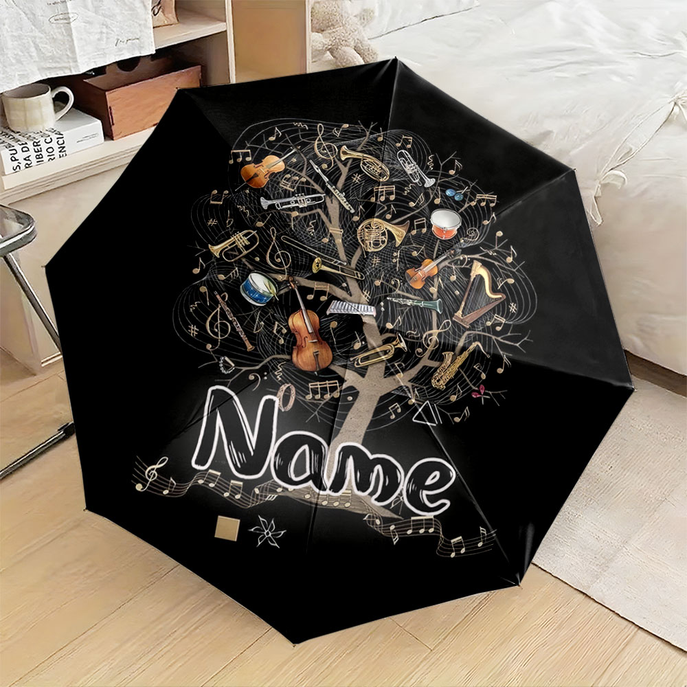 Musical Instrument With Name - Paraplu met gepersonaliseerde naam, 