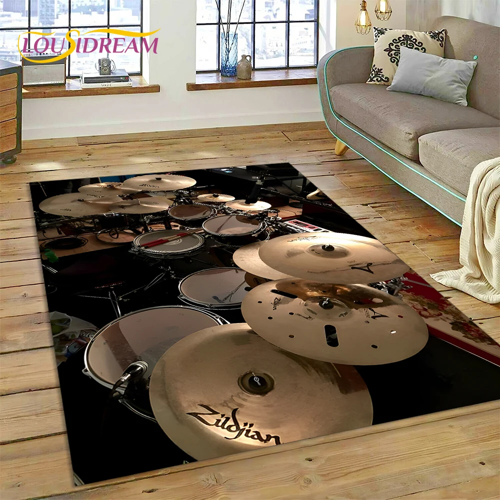 Musical Instrument Manufacturers - Drumstel Muziekinstrumenten Drumset Tapijt Tapijt voor