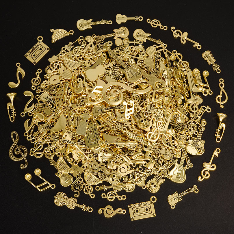 Musical Instrument Manufacturers - 10/20/30pcs Retro Goud Kleur Antieke Legering