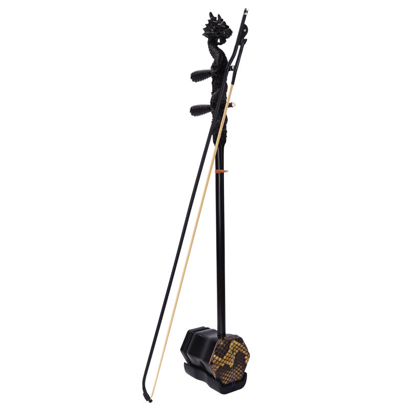 Musical Instrument Manufacturers - Fabrikantprijs Chinese dubbele-snarige ebbenhouten Erhu handgemaakte