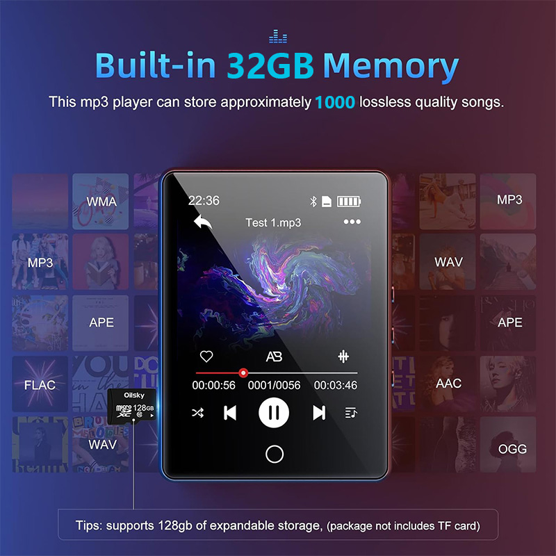 32Gb 2.8 Inch Touchscreen Blue - Musical Instrument Image recensie en prijs