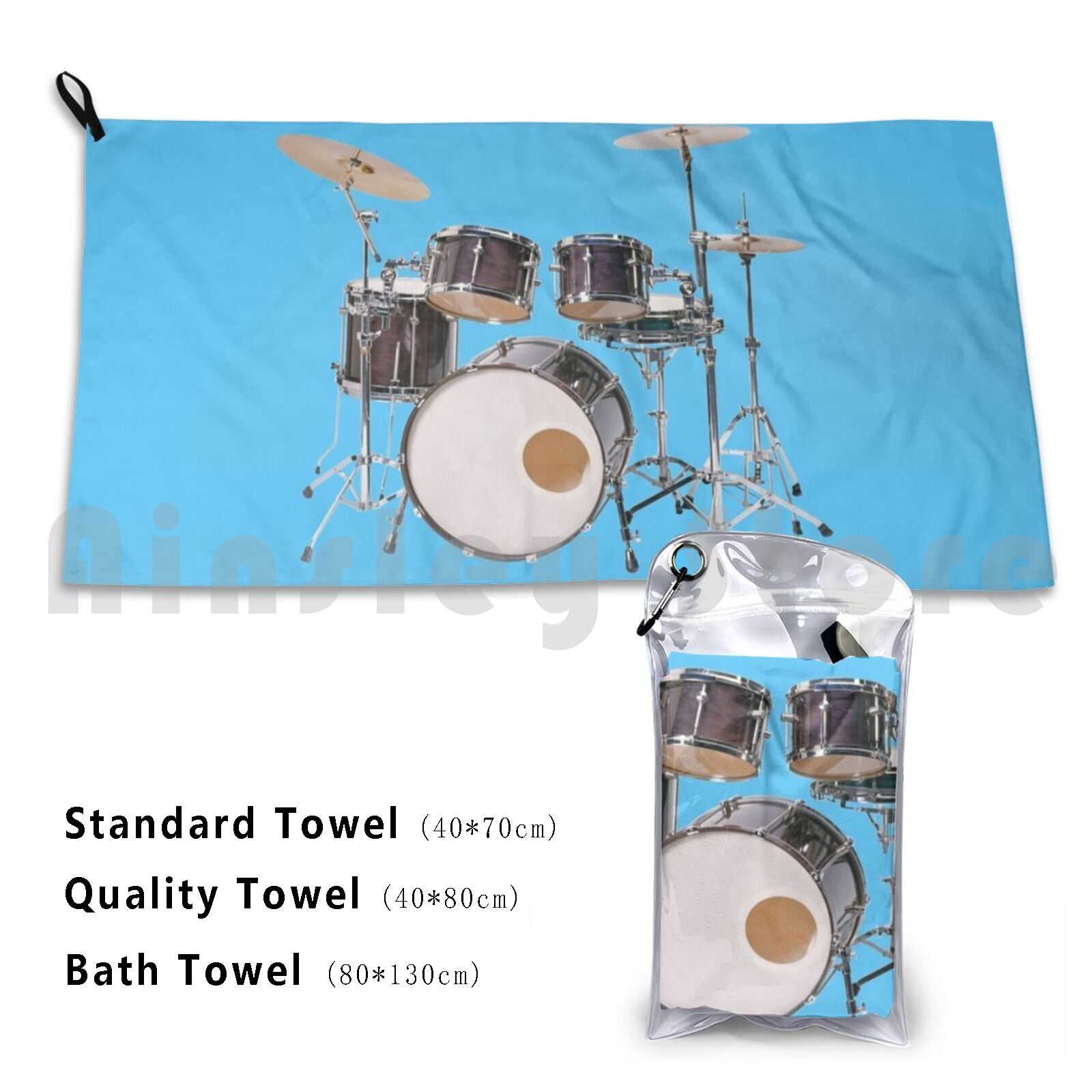 Drums Illustratie Badhanddoek  - Musical Instrument Image recensie en prijs
