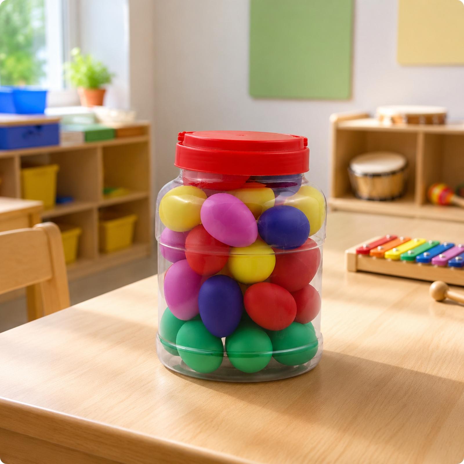Plastic eierschudinstrumenten  - Musical Instrument For Toddlers recensie en prijs