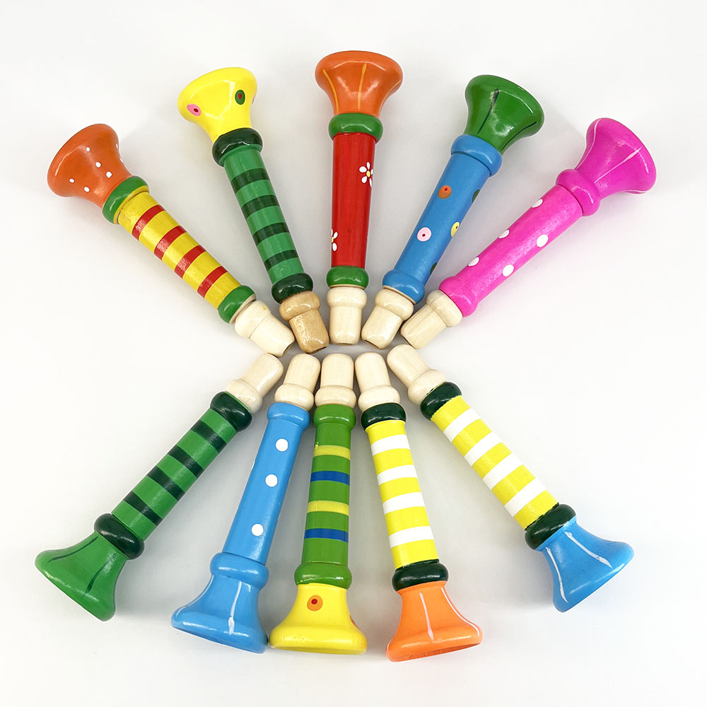 Houten trompet Kinderen Speelg - Musical Instrument Fagot recensie en prijs