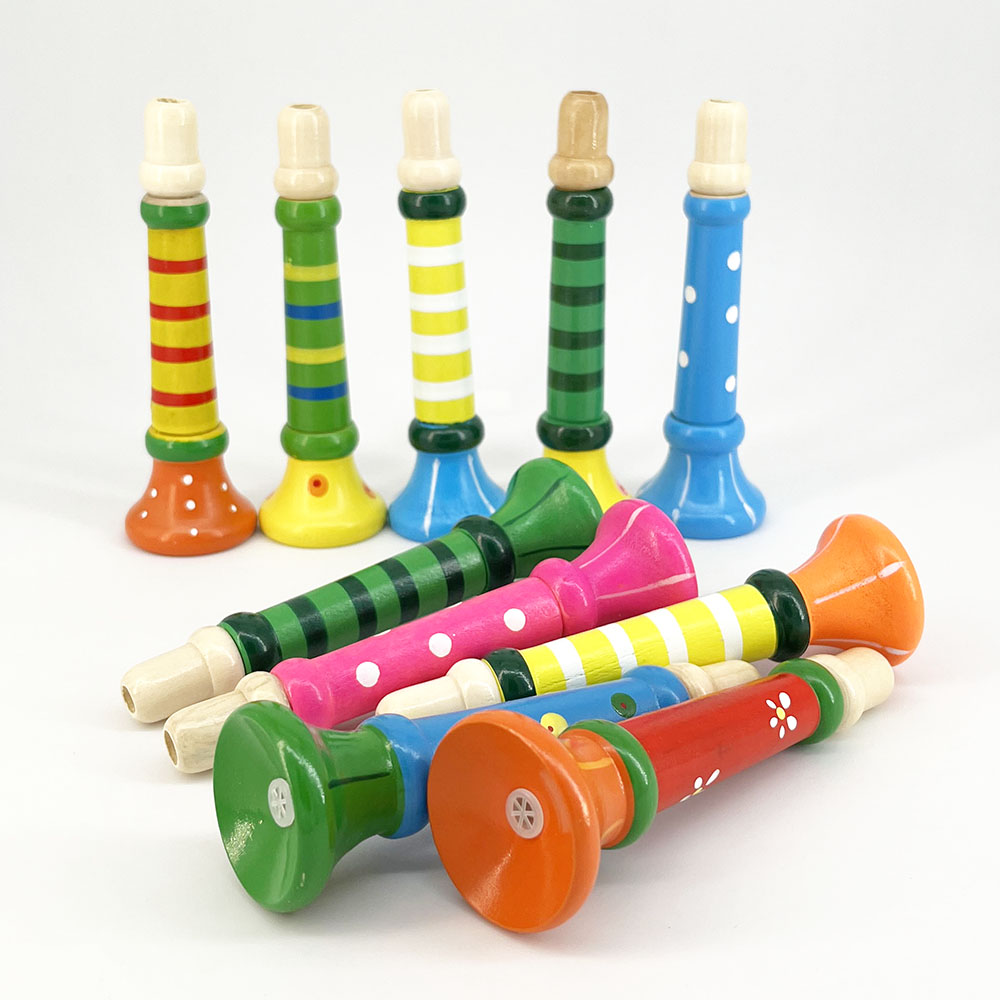 Houten trompet Kinderen Speelg - Musical Instrument Fagot recensie en prijs