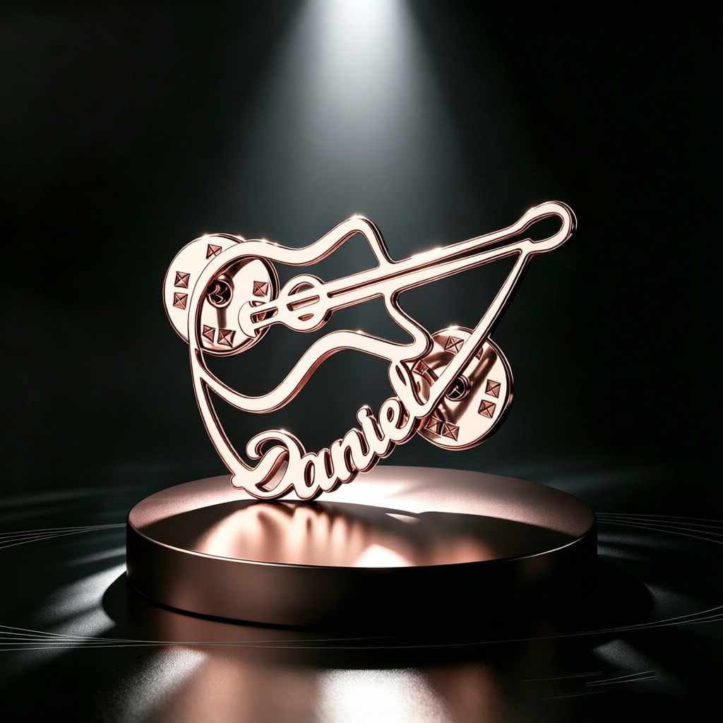Gepersonaliseerde vioolbroche  - Musical Instrument With Name recensie en prijs