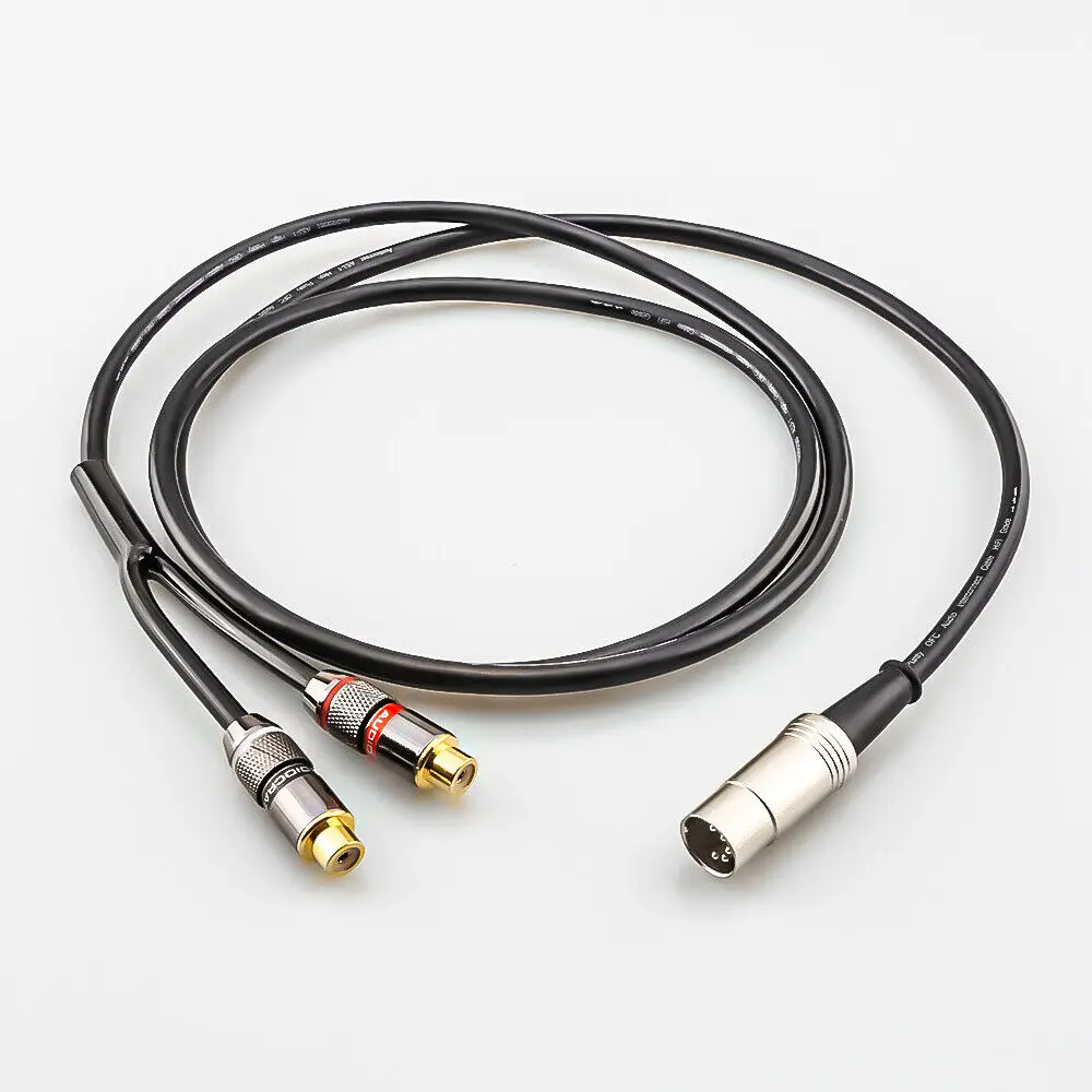 5-pins DIN mannelijk naar 2-RC - Musical Instrument Image recensie en prijs