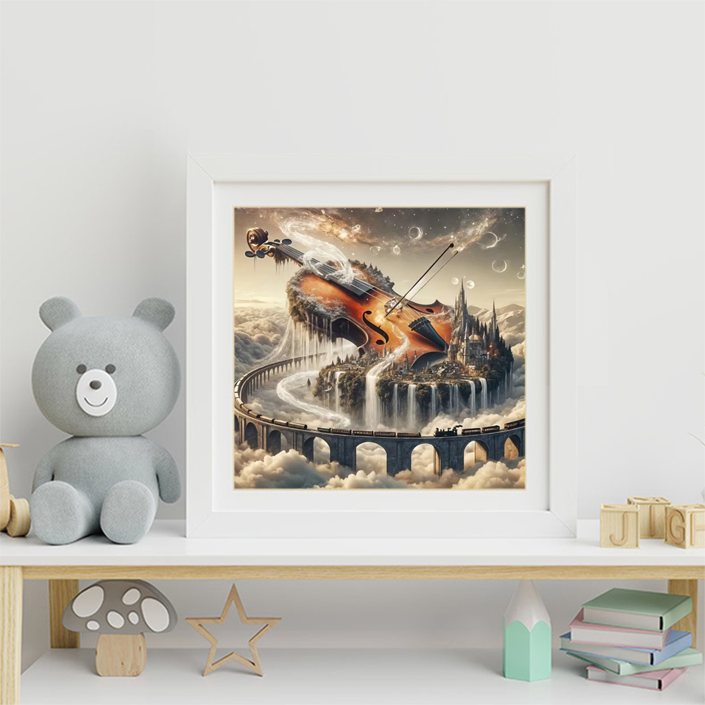 Momoart Diamond Painting Viool - Musical Instrument Fagot recensie en prijs