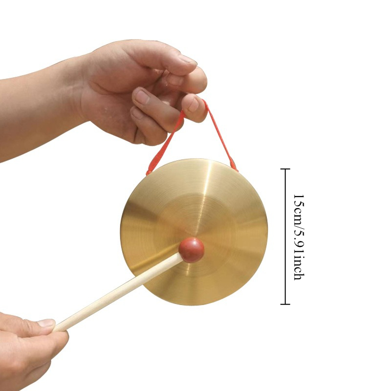 1Pc Handgong met houten stok T - Musical Instrument For Toddlers recensie en prijs